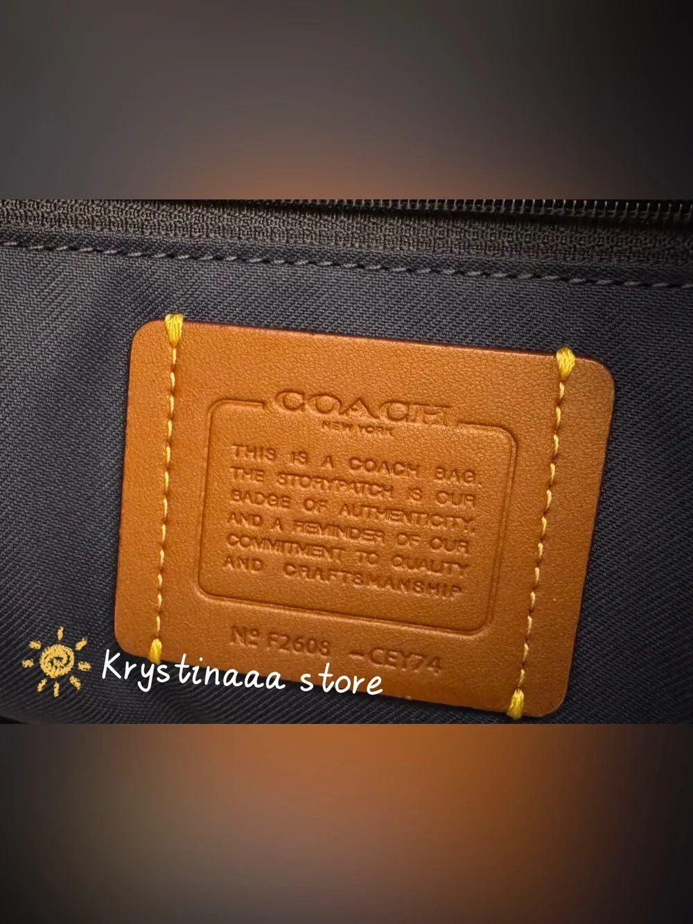 Coach Rowan Large Satchel Bag In Signature Canvas CEY74 Navy NWT